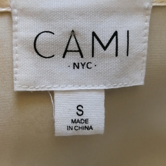 CAMI NYC 100% Satin Silk Bodysuit, Size S - Picture 5 of 13